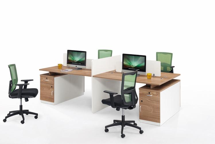 厂家直销政府公家职员电脑办公桌油漆木皮工作台文员桌批发家具相似